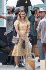 EMILY BLUNT on the Set of Pain Hustlers in Savannah 08/24/2022