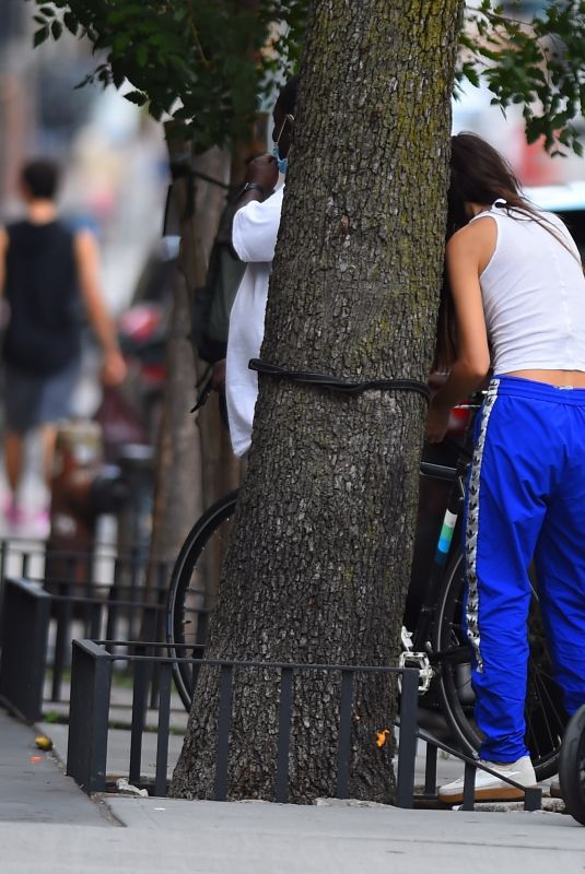 EMILY RATAJKOWSKI Out with Her Baby and Dog in New York 08/27/2022
