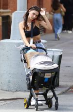 EMILY RATAJKOWSKI Out with Her Baby in New York 08/05/2022