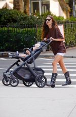 EMILY RATAJKOWSKI Out with Her Baby in New York 08/20/2022
