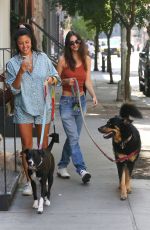 EMILY RATAJKOWSKI Out with Her Dog Colombo in New York 08/08/2022