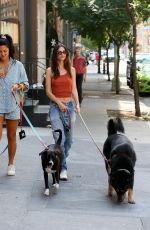 EMILY RATAJKOWSKI Out with Her Dog Colombo in New York 08/08/2022