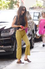 EMILY RATAJKOWSKI Out with Her Dog in New York 08/11/2022