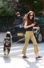 EMILY RATAJKOWSKI Out with Her Dog in New York 08/11/2022