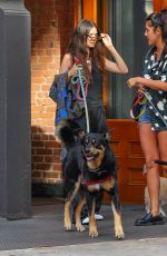 EMILY RATAJKOWSKI Out with Her Dog in New York 08/18/2022