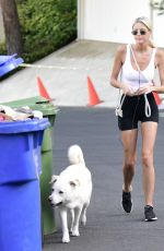 EMMA HERNAN Out with Her Dog in Los Angeles 08/10/2022