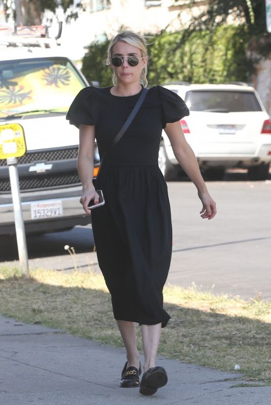 EMMA ROBERTS Out and About in Los Angeles 08/17/2022