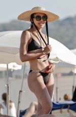 EMMA THYNN in Bikini at Club 55 in Saint Tropez 07/29/2022
