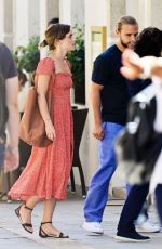 EMMA WATSON and Brandon Green Out in Venice 08/20/2022