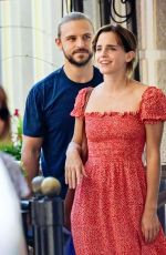 EMMA WATSON and Brandon Green Out in Venice 08/20/2022