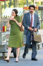 EMMY ROSSUM and Christopher on the Set of The Crowded Room in Brooklyn 08/03/2022