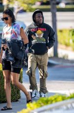 ENIKKO PARISH Out for Dinner Date at Porta Villa in Calabasas 08/02/2022