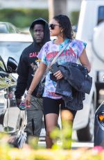ENIKKO PARISH Out for Dinner Date at Porta Villa in Calabasas 08/02/2022