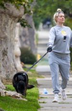 ERIKA JAYNE Out with Her Dog in Los Angeles 08/07/2022