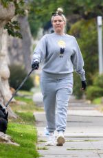 ERIKA JAYNE Out with Her Dog in Los Angeles 08/07/2022