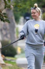 ERIKA JAYNE Out with Her Dog in Los Angeles 08/07/2022