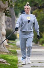 ERIKA JAYNE Out with Her Dog in Los Angeles 08/07/2022