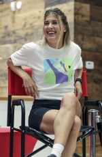 EUGENIE BOUCHARD Hosts a Q&A Session in Cancouver 08/13/2022