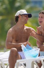 EUGENIE BOUCHARD in Bikini at a Beach in Miami 08/06/2022