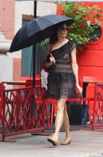 FAMKE JANSSEN Out and About in New York 08/01/2022