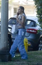 FKA TWIGS Out and About in Los Angeles 08/20/2022