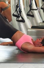 FRANKIE BRIDGE at PlateFit Exercise Class in Los Angeles 08/13/2022