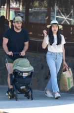 FREIDA PINTO and Cory Tran Out with Their Baby in Los Feliz 08/29/2022