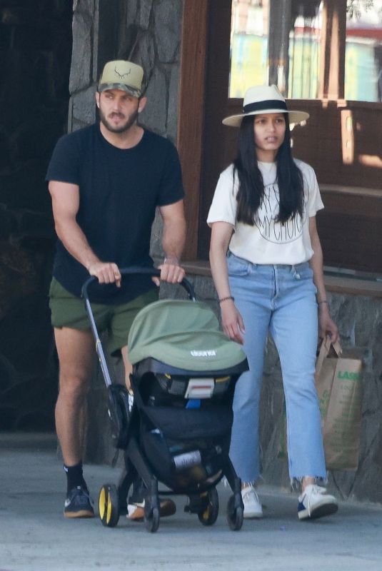 FREIDA PINTO and Cory Tran Out with Their Baby in Los Feliz 08/29/2022