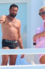 GEMMA COLLINS and Rami Hawash on Vacation in Mykonos 08/28/2022