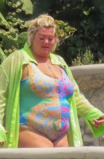 GEMMA COLLINS and Rami Hawash on Vacation in Mykonos 08/28/2022