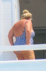 GEMMA COLLINS and Rami Hawash on Vacation in Mykonos 08/28/2022