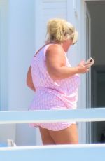 GEMMA COLLINS and Rami Hawash on Vacation in Mykonos 08/28/2022