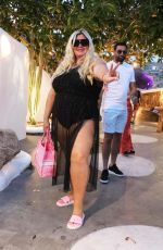 GEMMA COLLINS on Vacation in Mykonos 08/28/2022