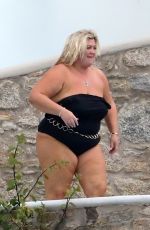 GEMMA COLLINS on Vacation in Mykonos 08/28/2022