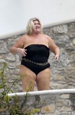 GEMMA COLLINS on Vacation in Mykonos 08/28/2022
