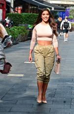 GEMMA OWEN Arrives at Global Radio in London 08/17/2022