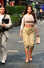 GEMMA OWEN Arrives at Global Radio in London 08/17/2022