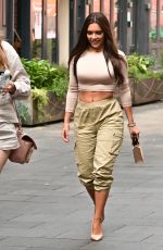 GEMMA OWEN Arrives at Global Radio in London 08/17/2022
