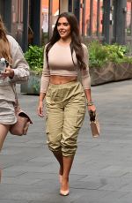 GEMMA OWEN Arrives at Global Radio in London 08/17/2022