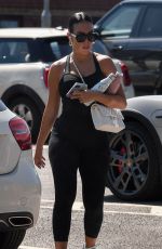 GEORGINA RODRUIGUEZ Out in Her Gym Outfit in Cheshire 08/21/2022