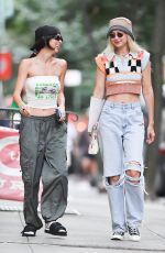 GIGI HADID and LEAH MCCAARTHY Out in New York 08/03/2022