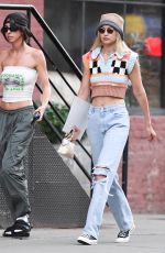 GIGI HADID and LEAH MCCAARTHY Out in New York 08/03/2022