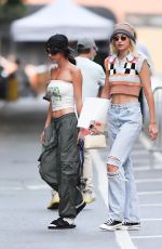 GIGI HADID and LEAH MCCAARTHY Out in New York 08/03/2022
