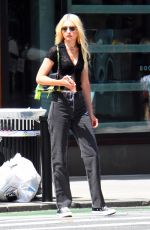 GIGI HADID in a Black Denim Out in New York 08/05/2022