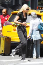 GIGI HADID in a Black Denim Out in New York 08/05/2022