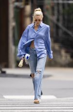 GIGI HADID Out in New York 08/10/2022