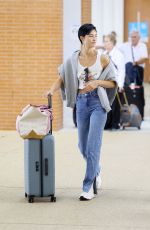 GRACE ELIZABETH Arrives at Venice Airport 08/30/2022