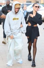 HAILEY and Justin BIEBER Aarrives at Kendall