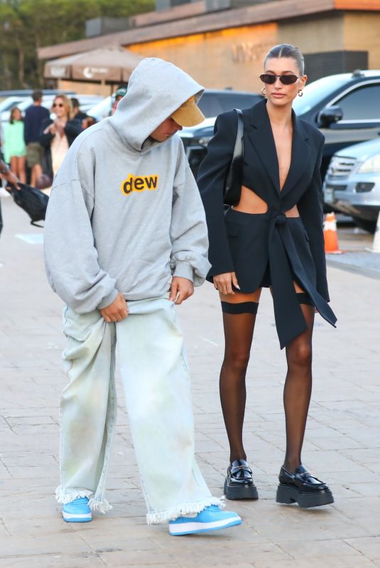 HAILEY and Justin BIEBER Aarrives at Kendall