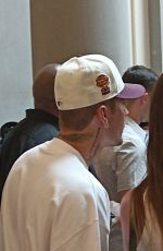 HAILEY and Justin BIEBER at Accademia Gallery in Florence 08/02/2022